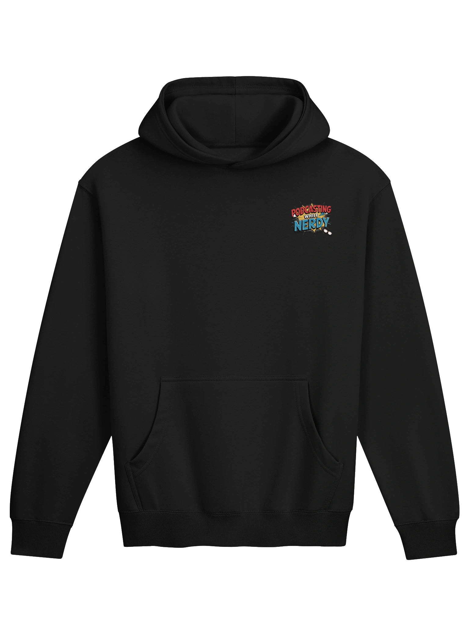 PWN Core Virtual Streets Heavyweight Hoodie – black hoodie with PWN chest logo and Rep PWN in the Virtual Streets back design