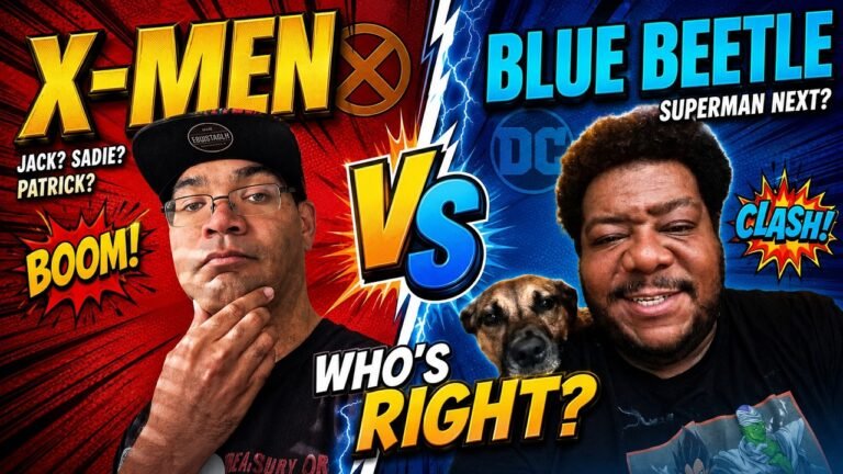 Podcasting While Nerdy episode about X-Men casting rumors and Blue Beetle appearing in Superman Man of Tomorrow